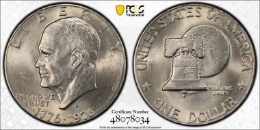 1976-D $1 Type 2 MS65