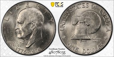 1976-D $1 Type 2 MS63