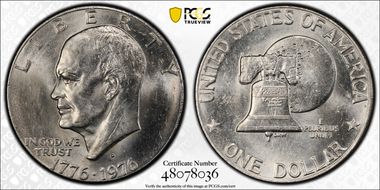 1976-D $1 Type 2 MS63