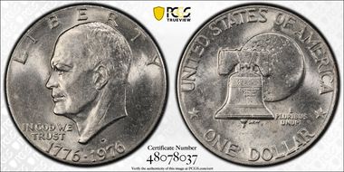 1976-D $1 Type 2 MS62