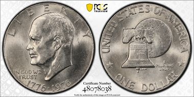 1976-D $1 Type 2 MS62