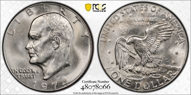 1974-D $1 MS65