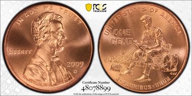 2009-D 1C Lincoln-Formative Years MS67RD