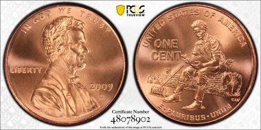 2009-D 1C Lincoln-Formative Years MS67RD