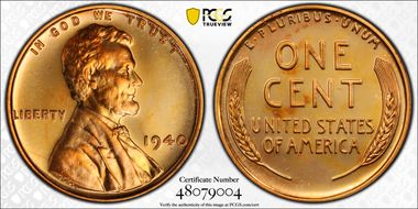 1940 1C PR67+ RD