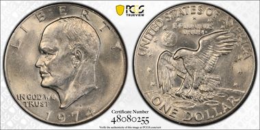 1974-D $1 MS61