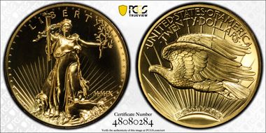 2009 $20 Ultra High Relief MS70