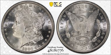 1880-S $1 MS65+