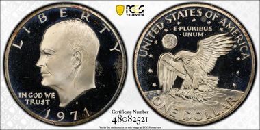 1971-S $1 Silver PR68DCAM