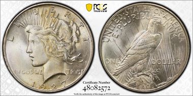1927-D $1 MS64