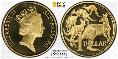1985 $1 PR69DCAM