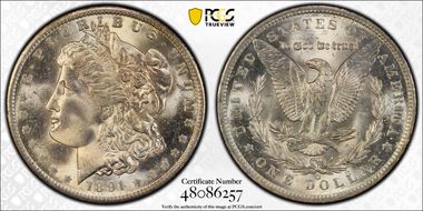 1891-O $1 MS64