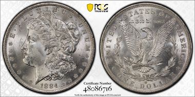 1884-O $1 MS64