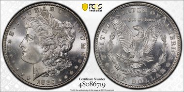1887 $1 MS65