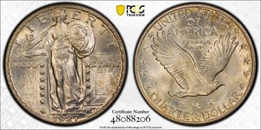 1927 25C MS63FH