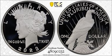 2023-S $1 Peace Dollar PR70DCAM
