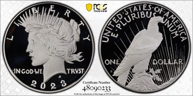 2023-S $1 Peace Dollar PR69DCAM