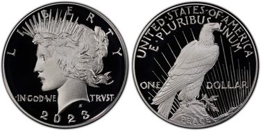 2023-S $1 Peace Dollar PR70DCAM