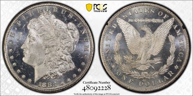 1883-CC $1 GSA Hoard MS63PL