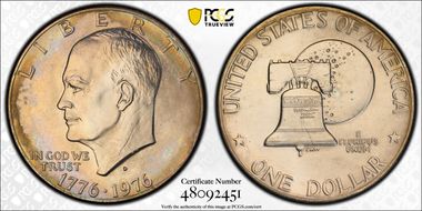 1976-D $1 Type 2 MS66+