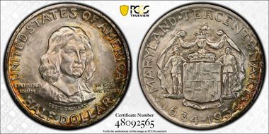 1934 50C Maryland MS67