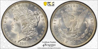 1883-O $1 MS66+