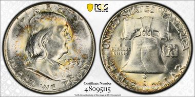 1953 50C MS66FBL