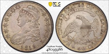 1819 50C AU55