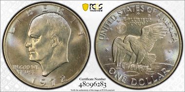 1972 $1 Type 1 MS65+