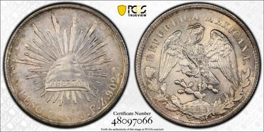 1899-Zs FZ Peso KM-409.3 MS62