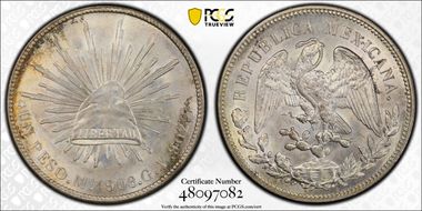 1908-Mo GV Peso KM-409.2 MS63