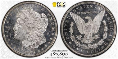 1879-S $1 MS63PL