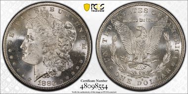 1880-S $1 MS64+