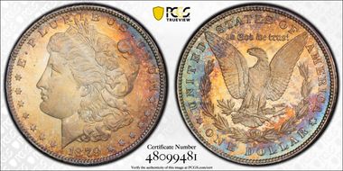 1879-S $1 MS65+ 