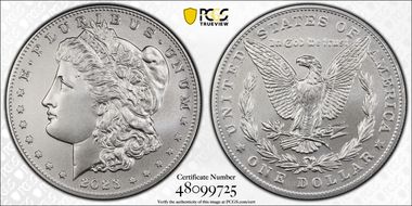 2023 $1 Morgan Dollar MS70
