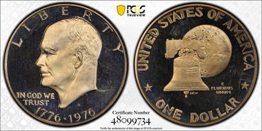 1976-S $1 Clad Type 1 PR64DCAM