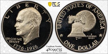1976-S $1 Clad Type 2 PR65DCAM