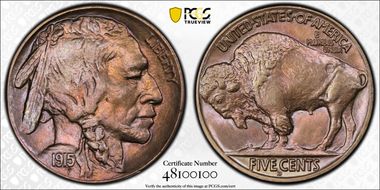 1915-D 5C MS65+