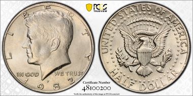 1982-P 50C No "FG" FS-901 N1