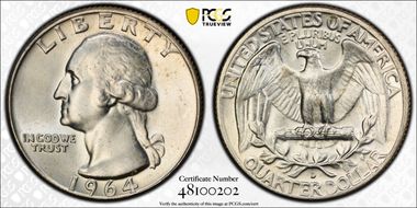 1964-D 25C MS63