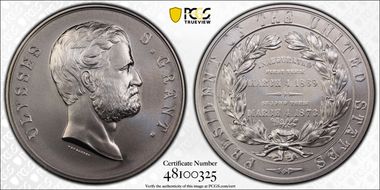 (2023-S) Medal Ulysses S. Grant Silver Matte Finish MS70
