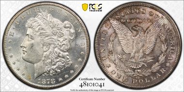 1878-CC $1 MS62