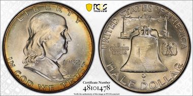 1952-D 50C MS66+ FBL