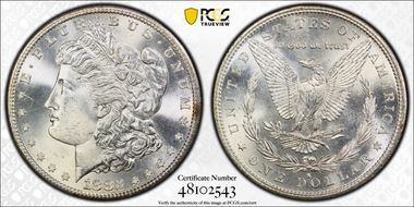1882-S $1 MS67+