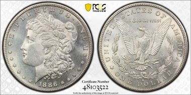 1886-S $1 MS64
