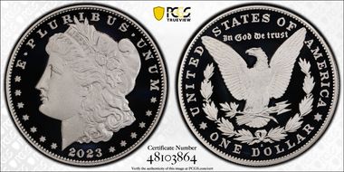 2023-S $1 Morgan Dollar PR70DCAM