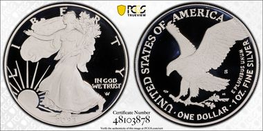 2023-S $1 Silver Eagle PR70DCAM
