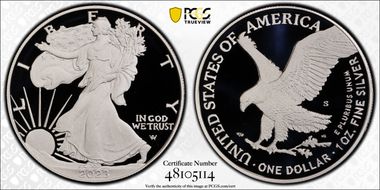 2023-S $1 Silver Eagle PR70DCAM