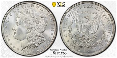 1887 $1 MS67