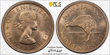 1963 Florin MS66